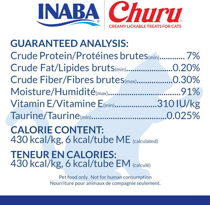 INABA Churu Treats Cats Tuna Variety Cats Treats for Cat, 50 Count 700 Grams, Tuna & Chicken Variety