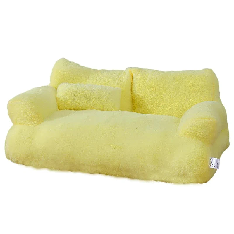Plush Winter Sofa Pet Bed™