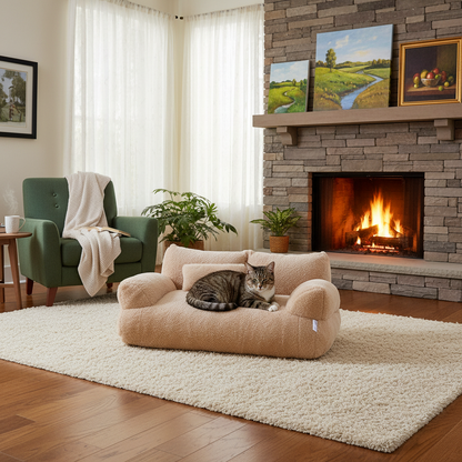 Plush Winter Sofa Pet Bed™
