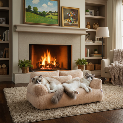 Plush Winter Sofa Pet Bed™
